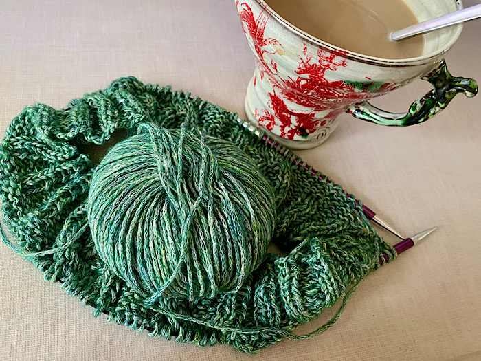 Stickning, Pero och rosornas återkomst.