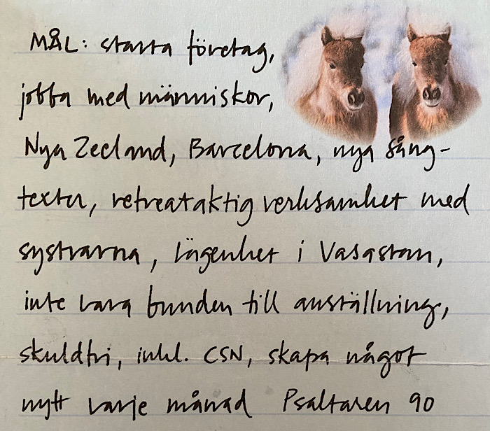 Hundralistor, bucket lists och längtansupplevelser.